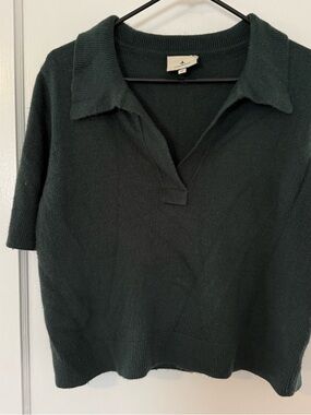 Tuckernuck Dark Green Knit Polo